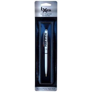 laser engraved gel ink pen silver with Penn State